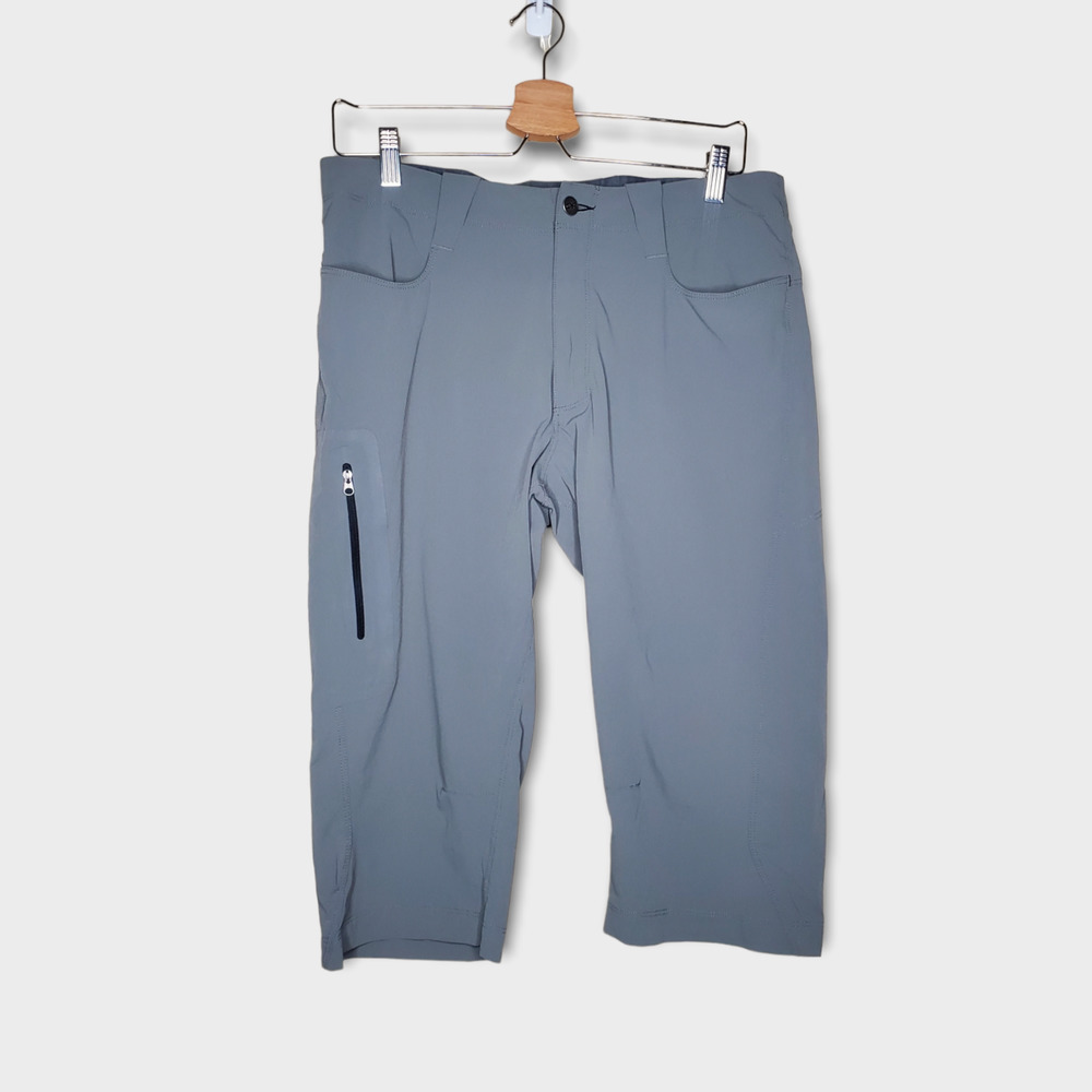 Outdoor Research Capri Pants Gray Hiking Camping Pockets Women's Size 32
